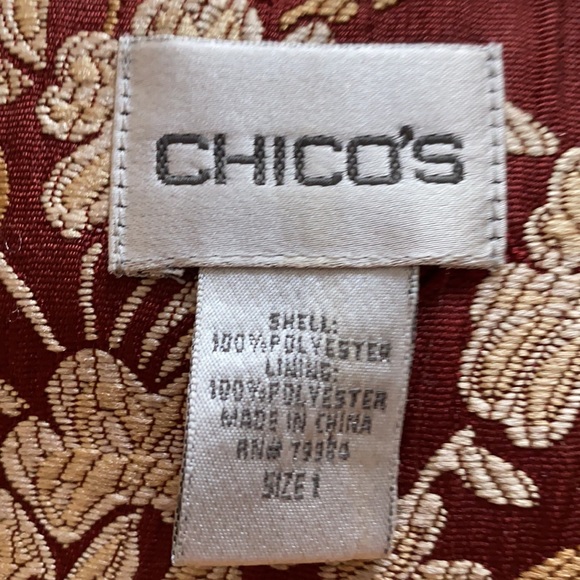 CHICOS Size 1 jacket - Picture 5 of 8